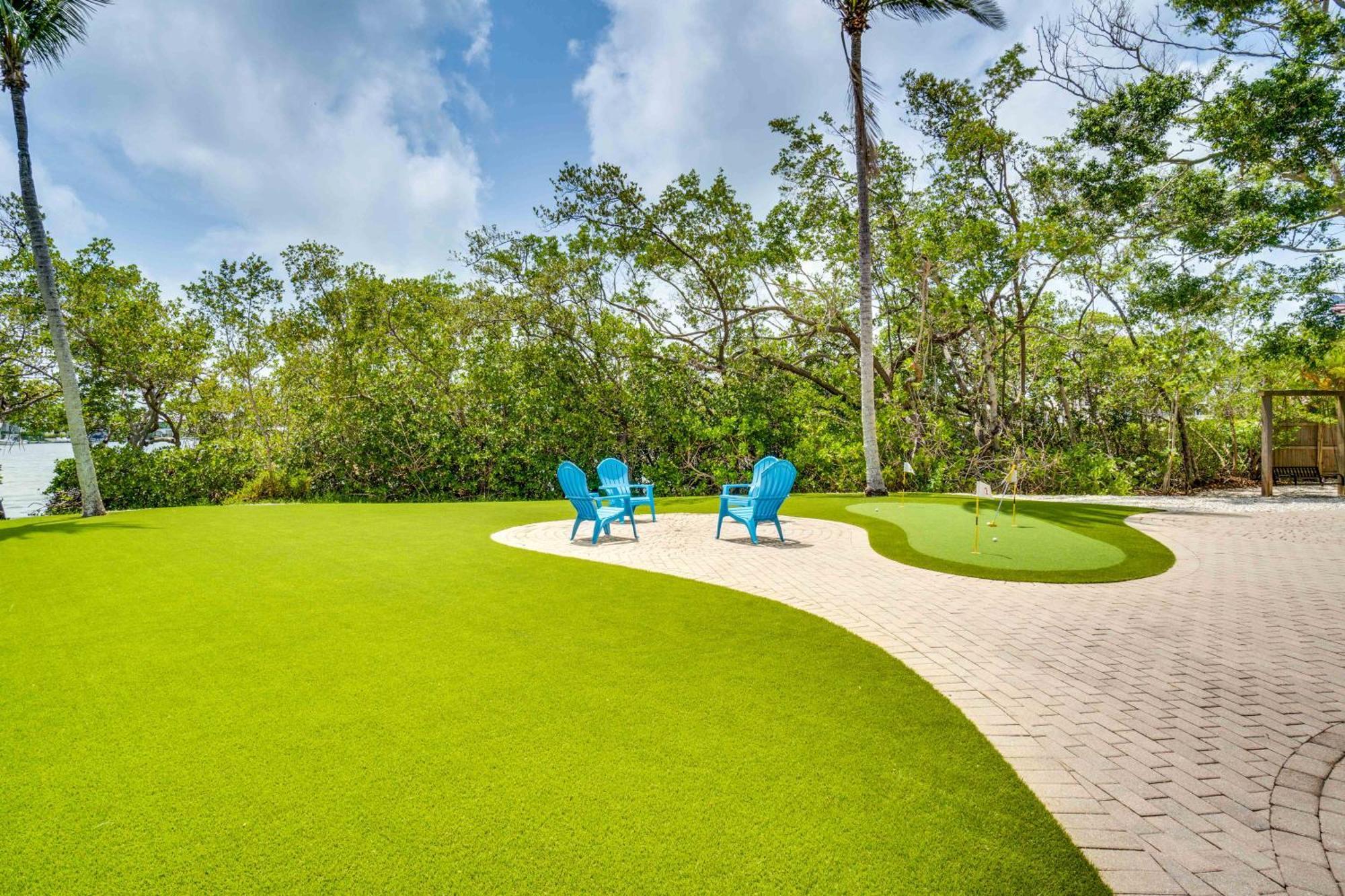 Holiday home Golf Cart Included! Waterfront With Private Boat Dock Heated Pool And Game *